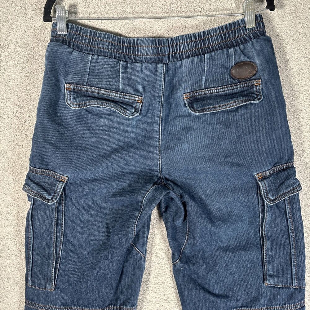 Armani Exchange Cropped‎ Ankle Cargo Jogger Blue Jeans Men’s Size 30 Fit 30x24 - Picture 12 of 16